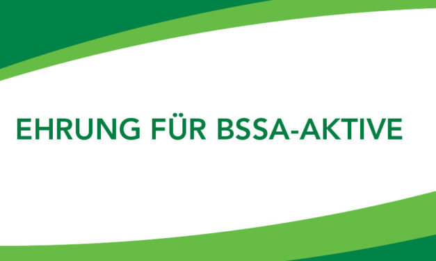 Würdigung besonderer Verdienste im Sport für BSSA-Aktive