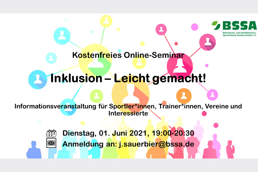 Online-Seminar: Inklusion – Leicht gemacht!